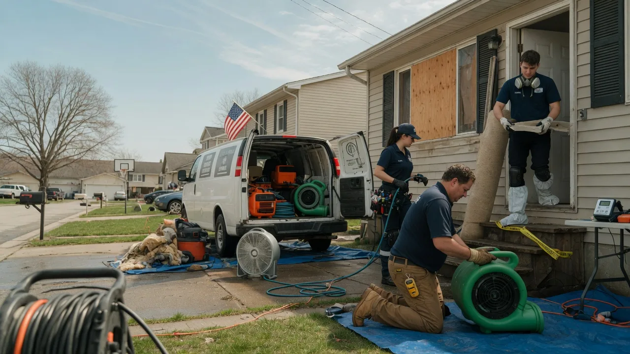 Water Damage Restoration in Atlanta, IL near me